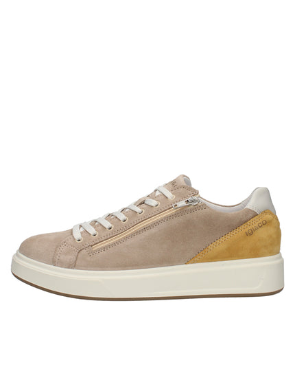 Igi&co sneakers in camoscio con zip laterale