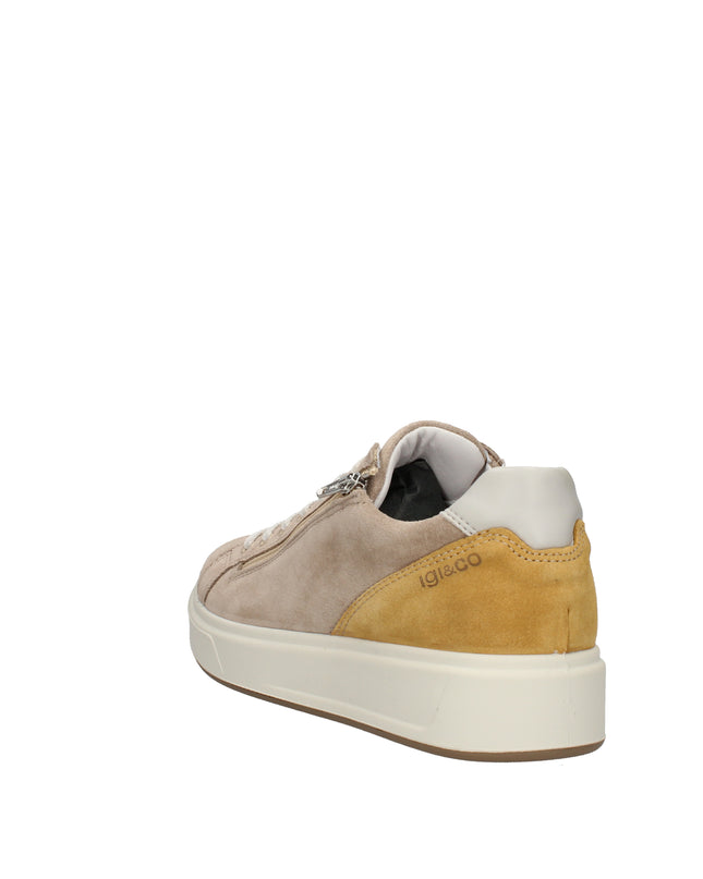 Igi&co sneakers in camoscio con zip laterale