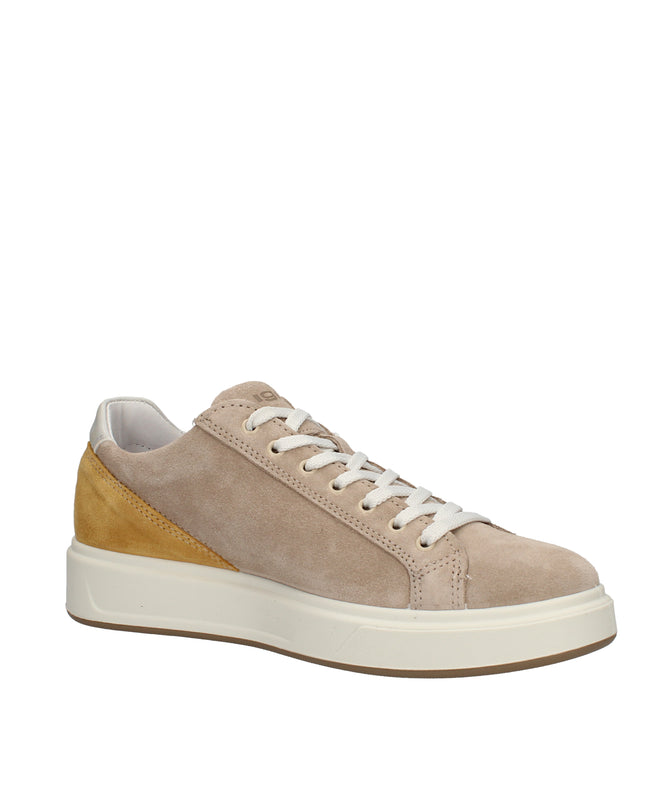 Igi&co sneakers in camoscio con zip laterale