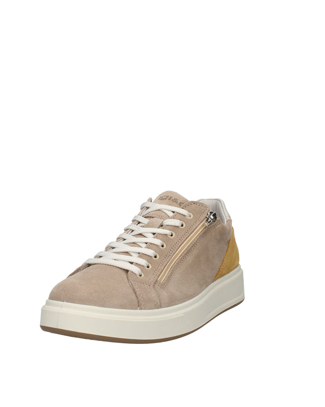 Igi&co sneakers in camoscio con zip laterale