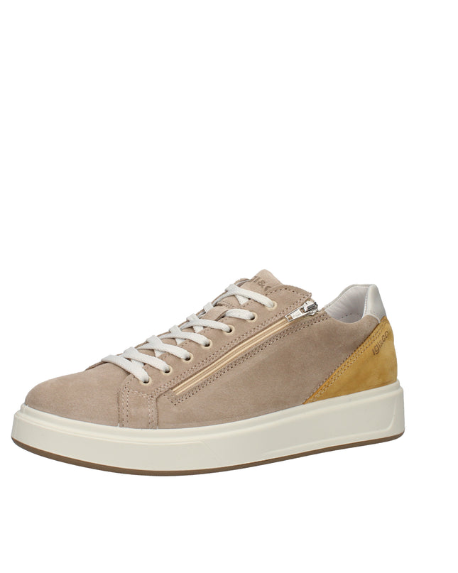 Igi&co sneakers in camoscio con zip laterale