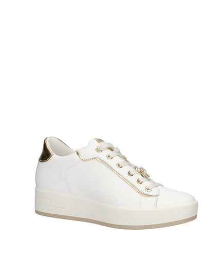 Igi&co sneakers in pelle con rialzo interno e charm