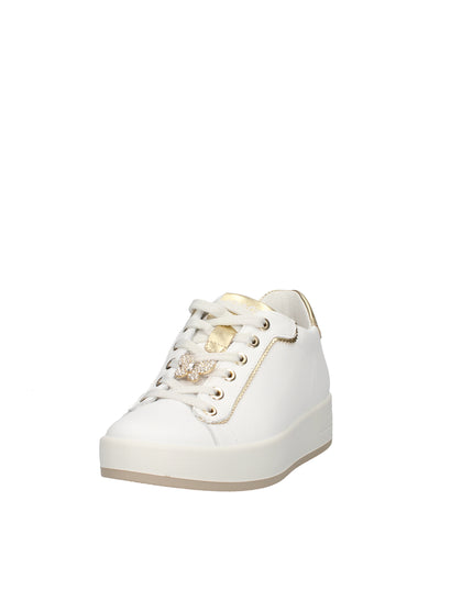 Igi&co sneakers in pelle con rialzo interno e charm