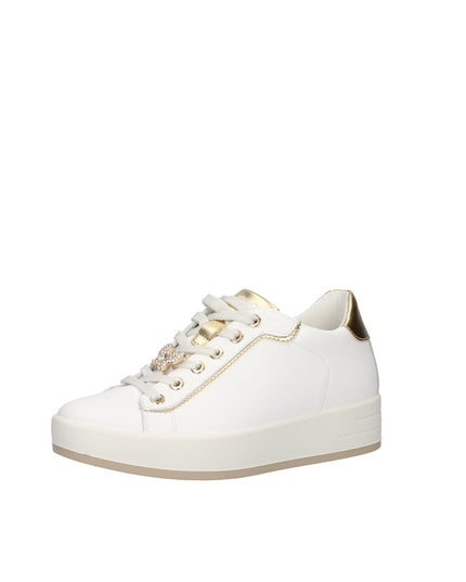 Igi&co sneakers in pelle con rialzo interno e charm