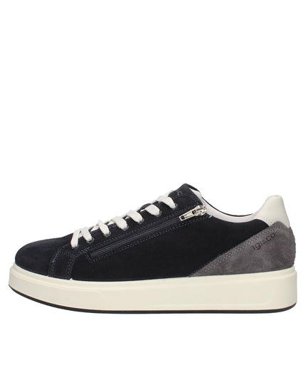Igi&co sneakers in camoscio con zip laterale