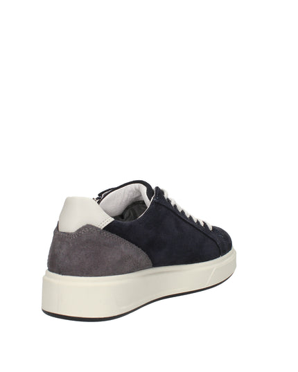 Igi&co sneakers in camoscio con zip laterale