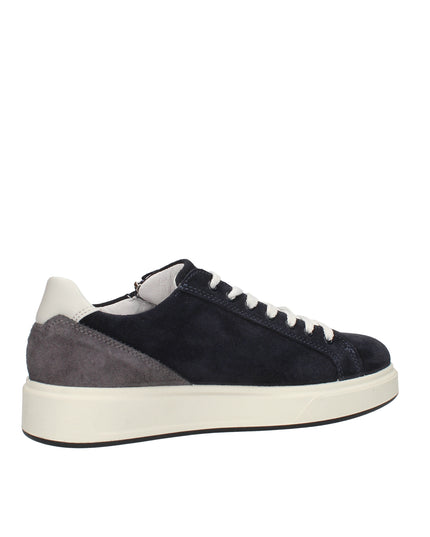 Igi&co sneakers in camoscio con zip laterale