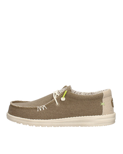 Hey Dude Wally Braided mocassini in tessuto con lacci elastici