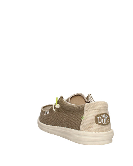 Hey Dude Wally Braided mocassini in tessuto con lacci elastici