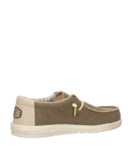 Hey Dude Wally Braided mocassini in tessuto con lacci elastici