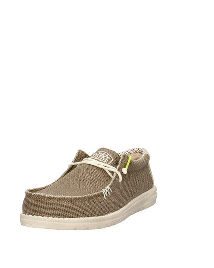 Hey Dude Wally Braided mocassini in tessuto con lacci elastici