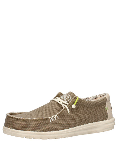 Hey Dude Wally Braided mocassini in tessuto con lacci elastici