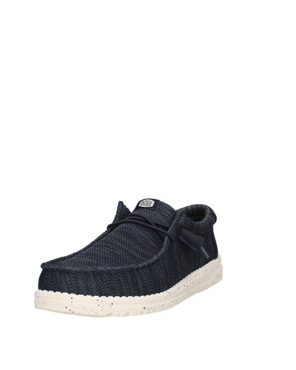 Hey Dude Wally Stretch Sox scarpe slip on in tessuto Blu