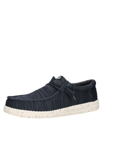 Hey Dude Wally Stretch Sox scarpe slip on in tessuto Blu
