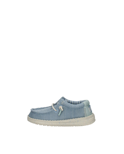 Hey Dude Wally Stretch Sox scarpe slip on in tessuto Blue Dawn Blue