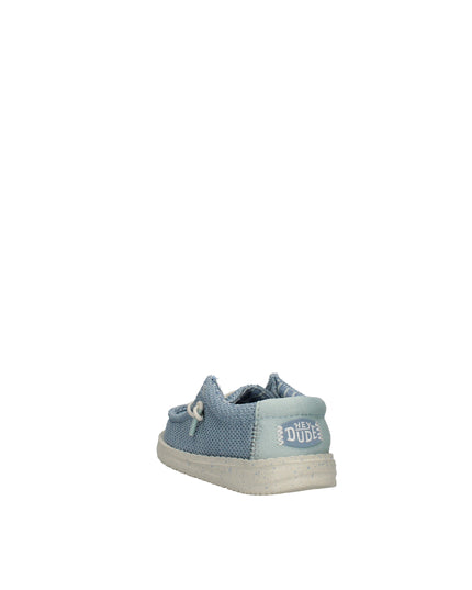 Hey Dude Wally Stretch Sox scarpe slip on in tessuto Blue Dawn Blue