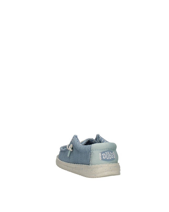 Hey Dude Wally Stretch Sox scarpe slip on in tessuto Blue Dawn Blue