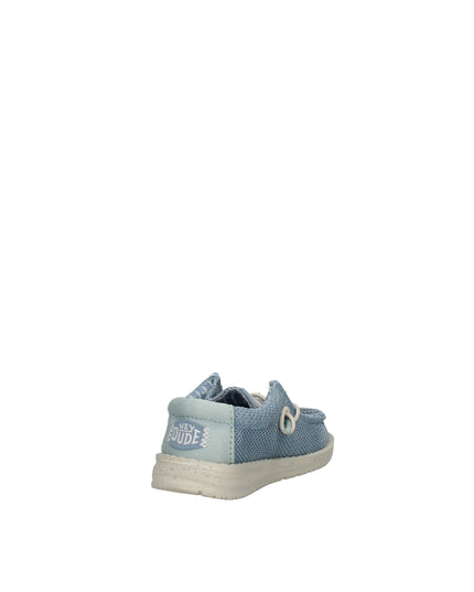Hey Dude Wally Stretch Sox scarpe slip on in tessuto Blue Dawn Blue