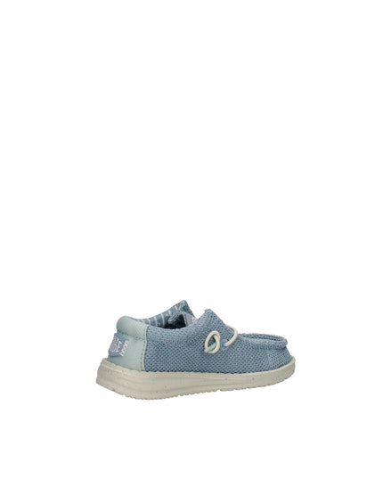 Hey Dude Wally Stretch Sox scarpe slip on in tessuto Blue Dawn Blue