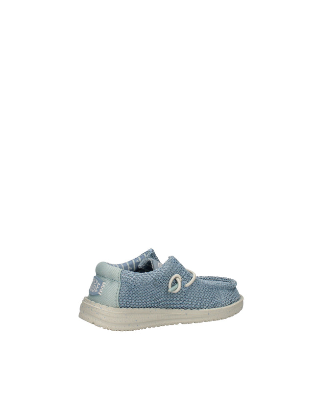 Hey Dude Wally Stretch Sox scarpe slip on in tessuto Blue Dawn Blue