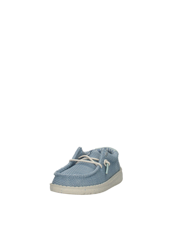 Hey Dude Wally Stretch Sox scarpe slip on in tessuto Blue Dawn Blue