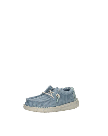 Hey Dude Wally Stretch Sox scarpe slip on in tessuto Blue Dawn Blue