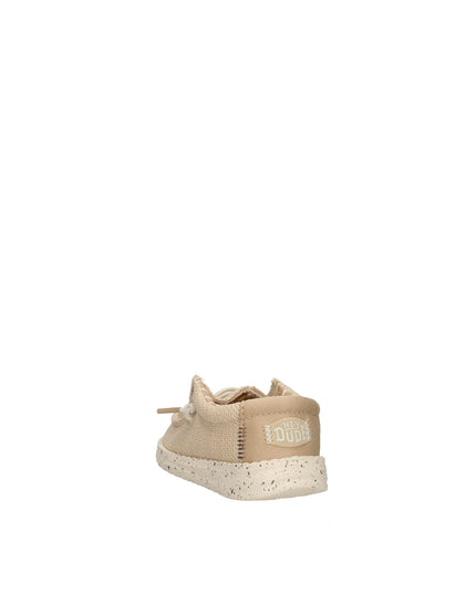Hey Dude Wally T Stretch Sox scarpe slip on in tessuto Irish Cream Egret