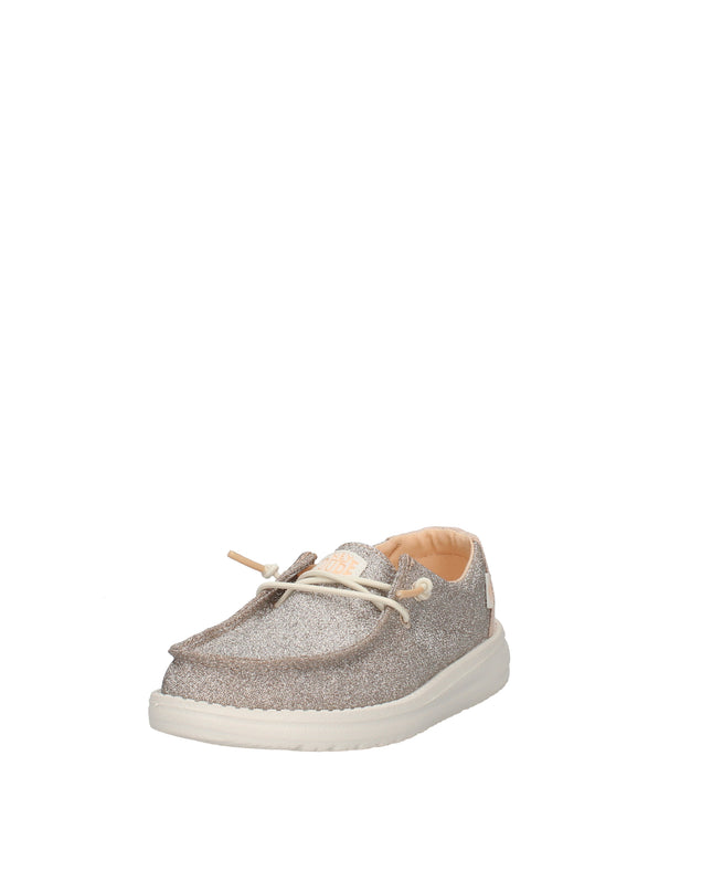 Hey Dude Wendy Metallic Sparkle scarpe in tessuto glitter