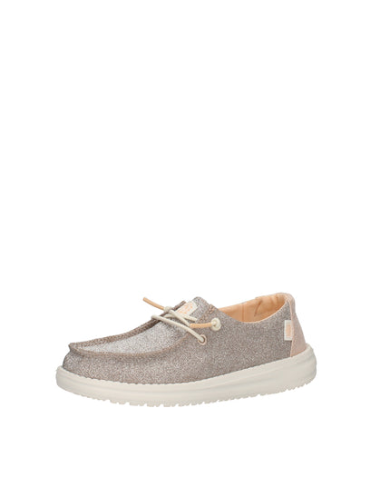 Hey Dude Wendy Metallic Sparkle scarpe in tessuto glitter