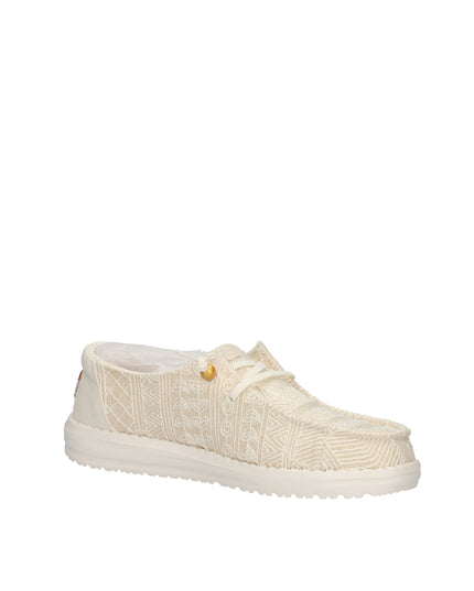 Hey Dude Wendy Crochet Lace scarpe in tessuto con ricami