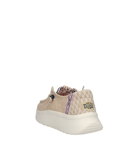 Hey Dude Wendy Peak Chambray Woven sneakers platform in tessuto