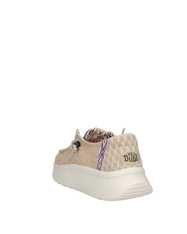 Hey Dude Wendy Peak Chambray Woven sneakers platform in tessuto