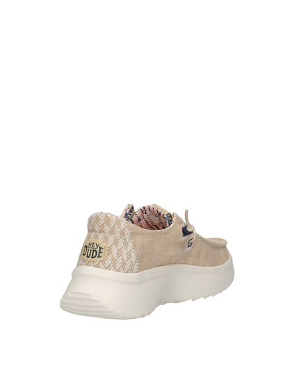 Hey Dude Wendy Peak Chambray Woven sneakers platform in tessuto