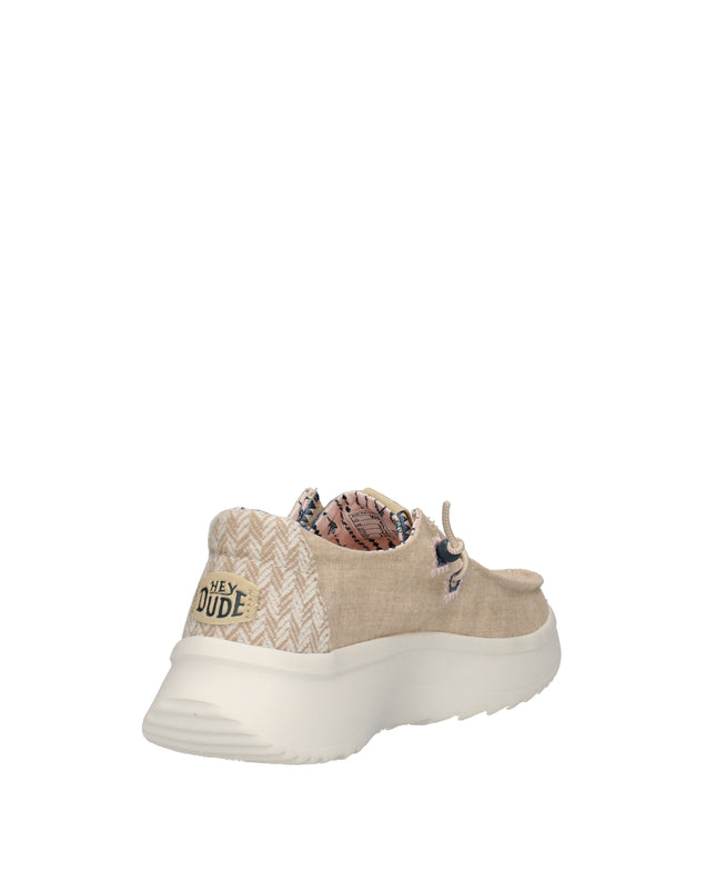 Hey Dude Wendy Peak Chambray Woven sneakers platform in tessuto