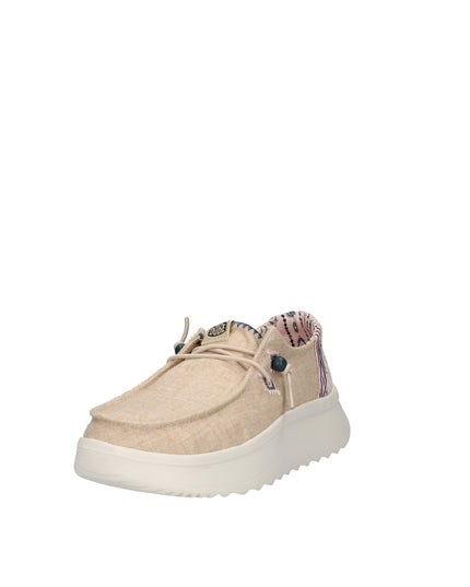 Hey Dude Wendy Peak Chambray Woven sneakers platform in tessuto