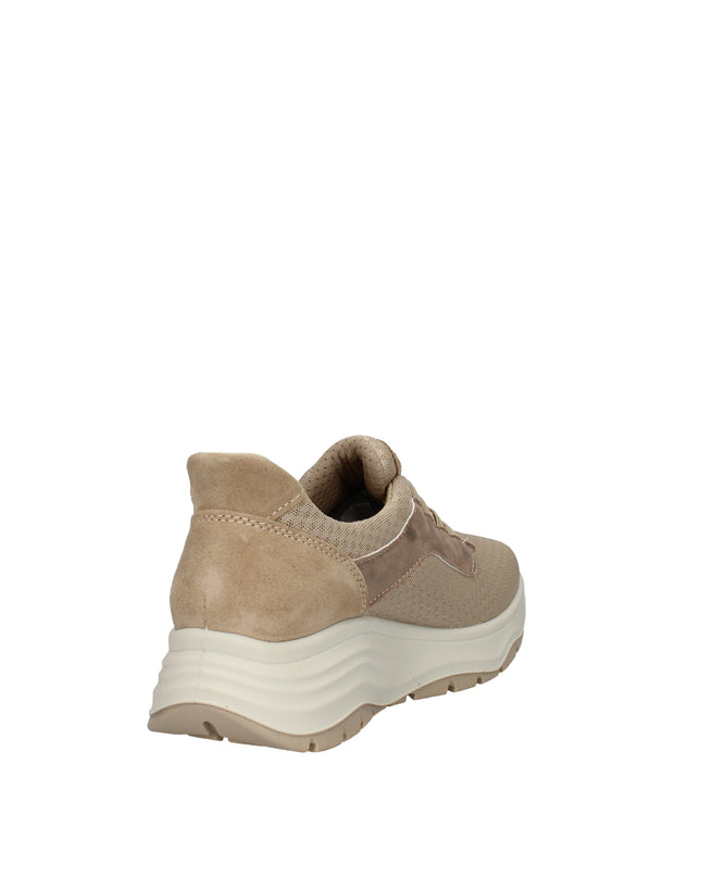 Enval Soft sneakers slip on in tessuto con zeppa