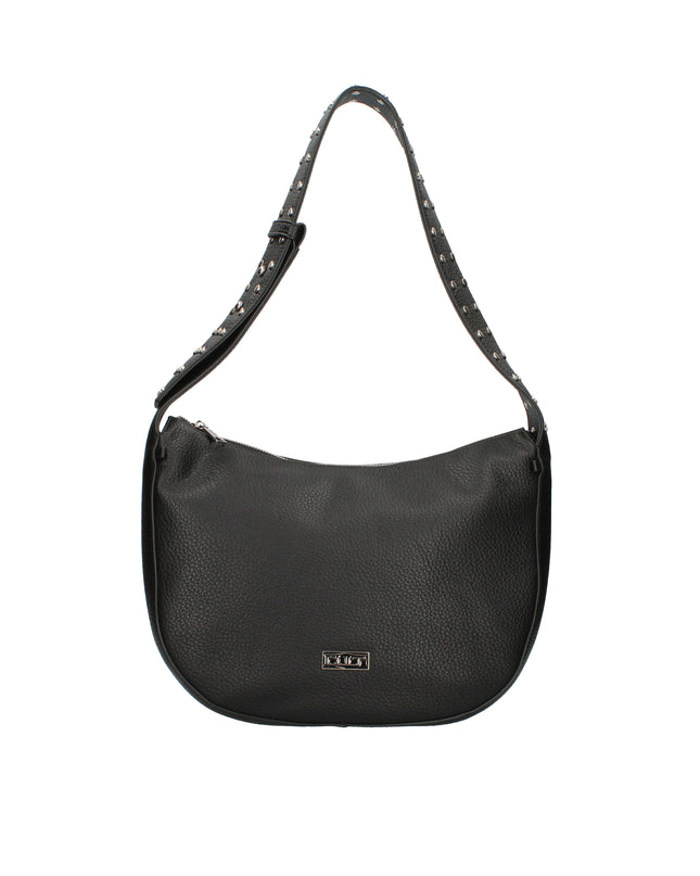 Cult Alison borsa a spalla a mezzaluna con borchie