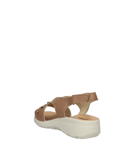 Enval Soft sandali in pelle con accessorio e chiusura a strappo