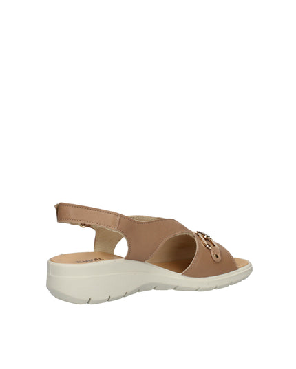 Enval Soft sandali in pelle con accessorio e chiusura a strappo