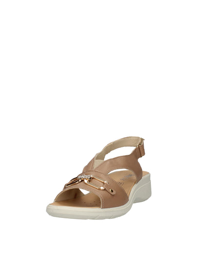 Enval Soft sandali in pelle con accessorio e chiusura a strappo