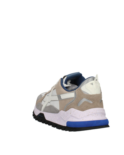 W6yz Breeze sneakers in suede e tessuto tecnico bianco e beige