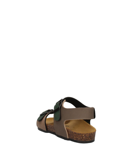 Goldstar sandali con doppia fibbia in contrasto di colore