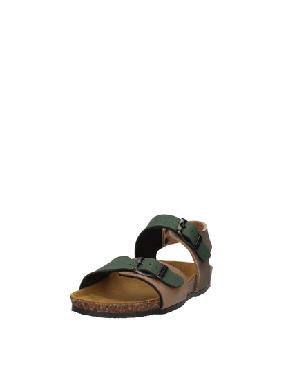 Goldstar sandali con doppia fibbia in contrasto di colore