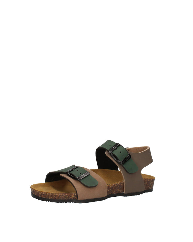 Goldstar sandali con doppia fibbia in contrasto di colore