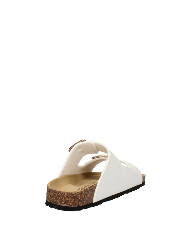 Goldstar sandali in pelle con doppia fibbia con strass