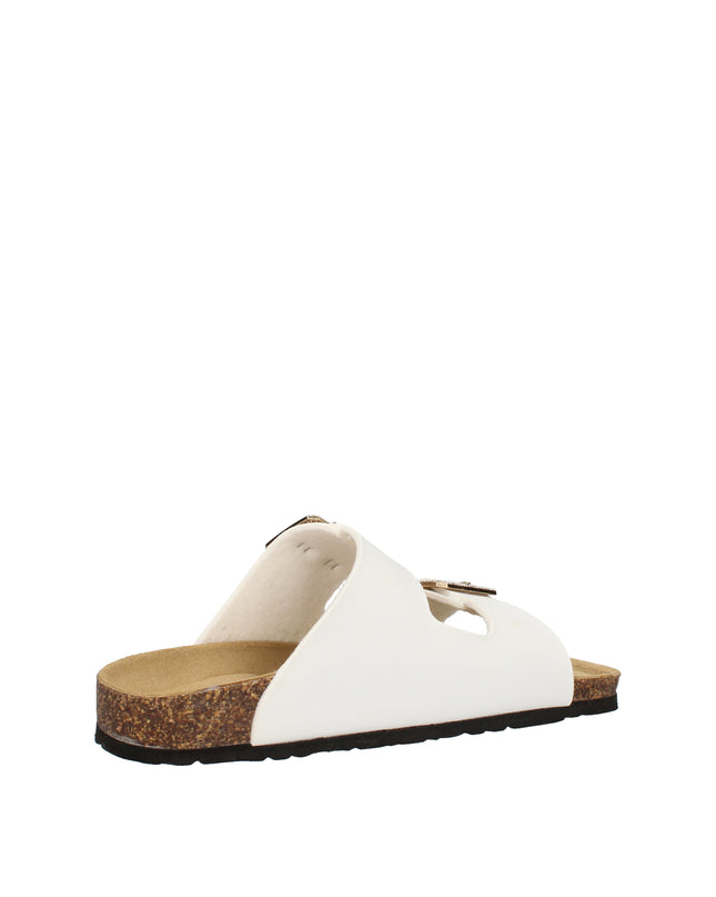 Goldstar sandali in pelle con doppia fibbia con strass