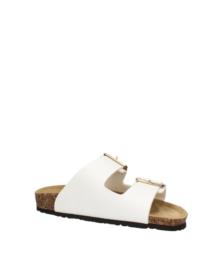 Goldstar sandali in pelle con doppia fibbia con strass