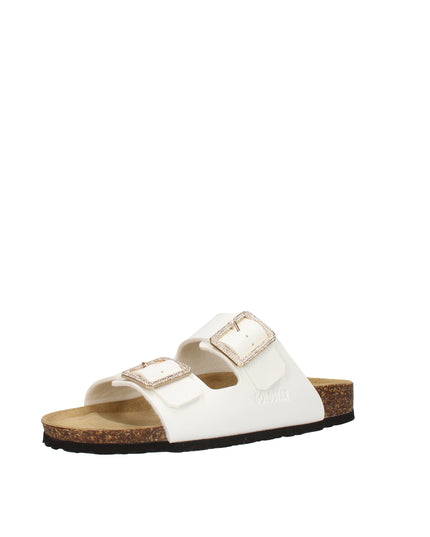 Goldstar sandali in pelle con doppia fibbia con strass