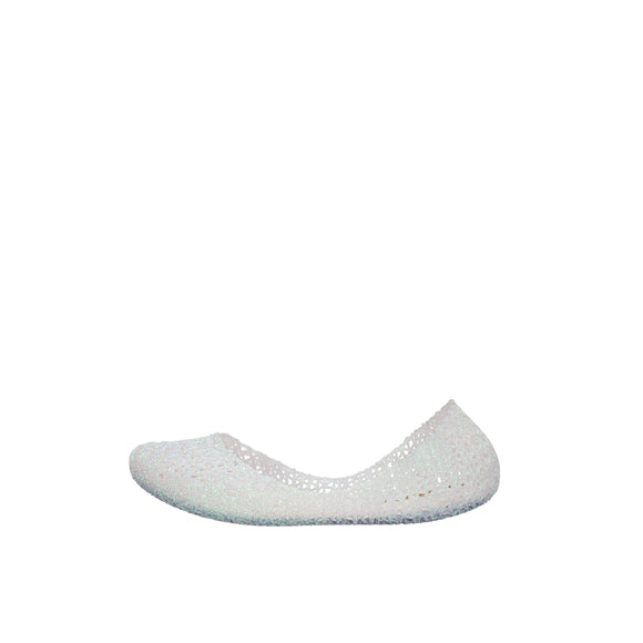Melissa Campana Papel VII AD ballerine con glitter applicati Bianco