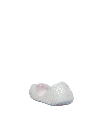 Melissa Campana Papel VII AD ballerine con glitter applicati Bianco